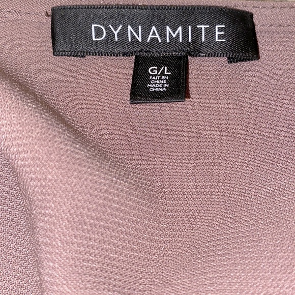 Dynamite V-neck Silky Blouse 💜 - Picture 2 of 3